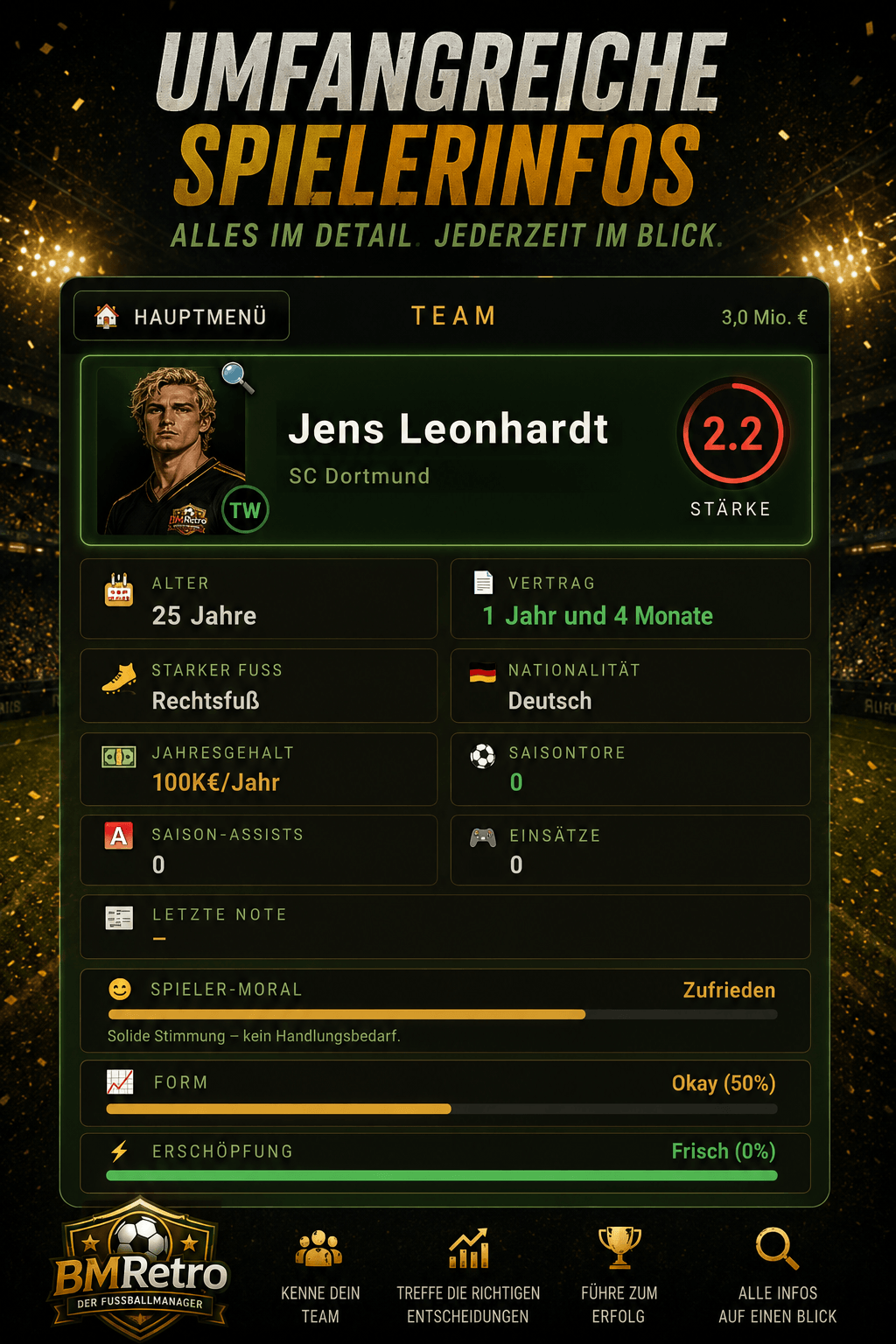 Spielerinfos